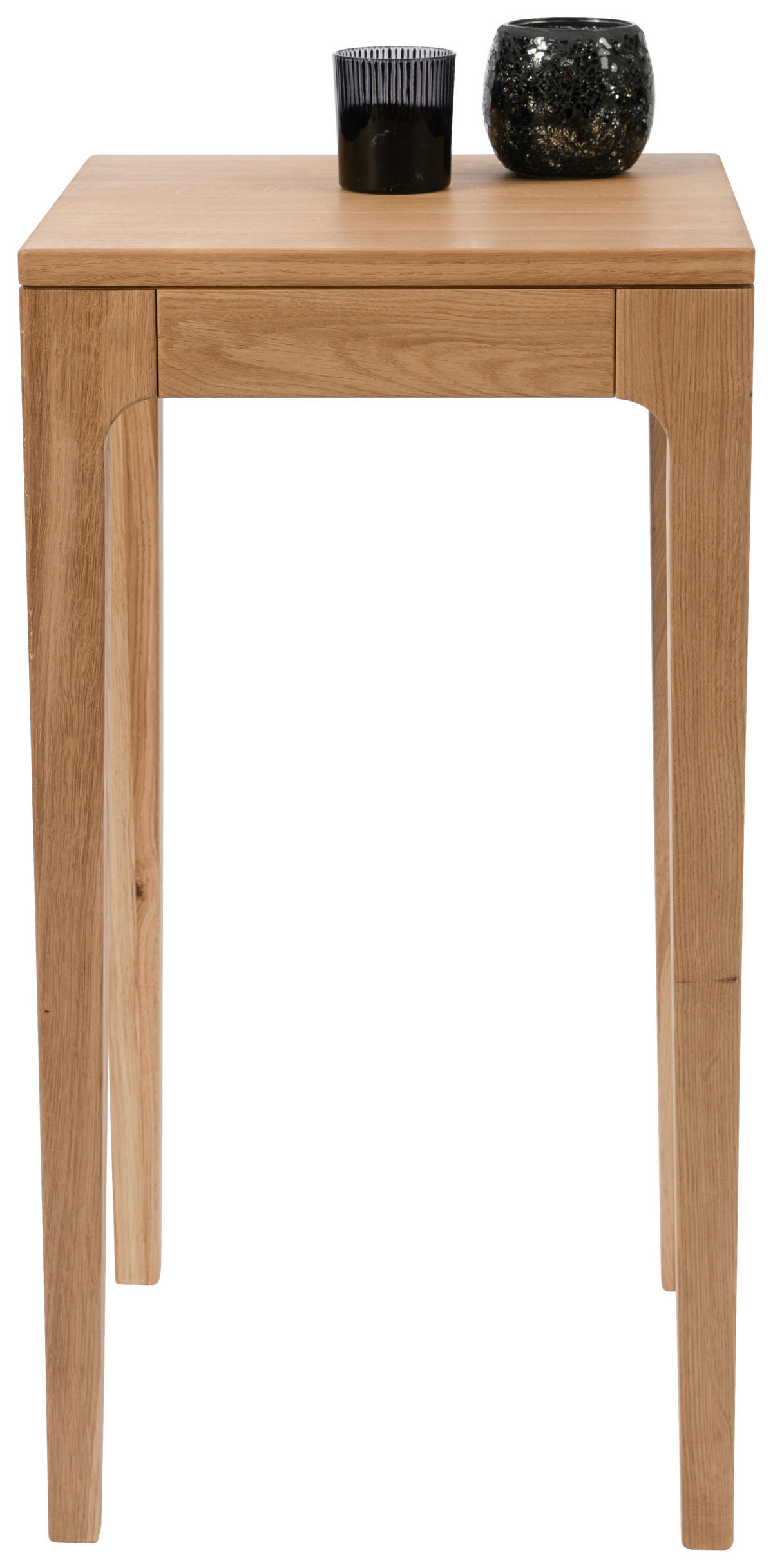 ODKLÁDACÍ STOLEK, divoký dub, divoký dub - divoký dub, Basics, dřevo (40/40/80cm)