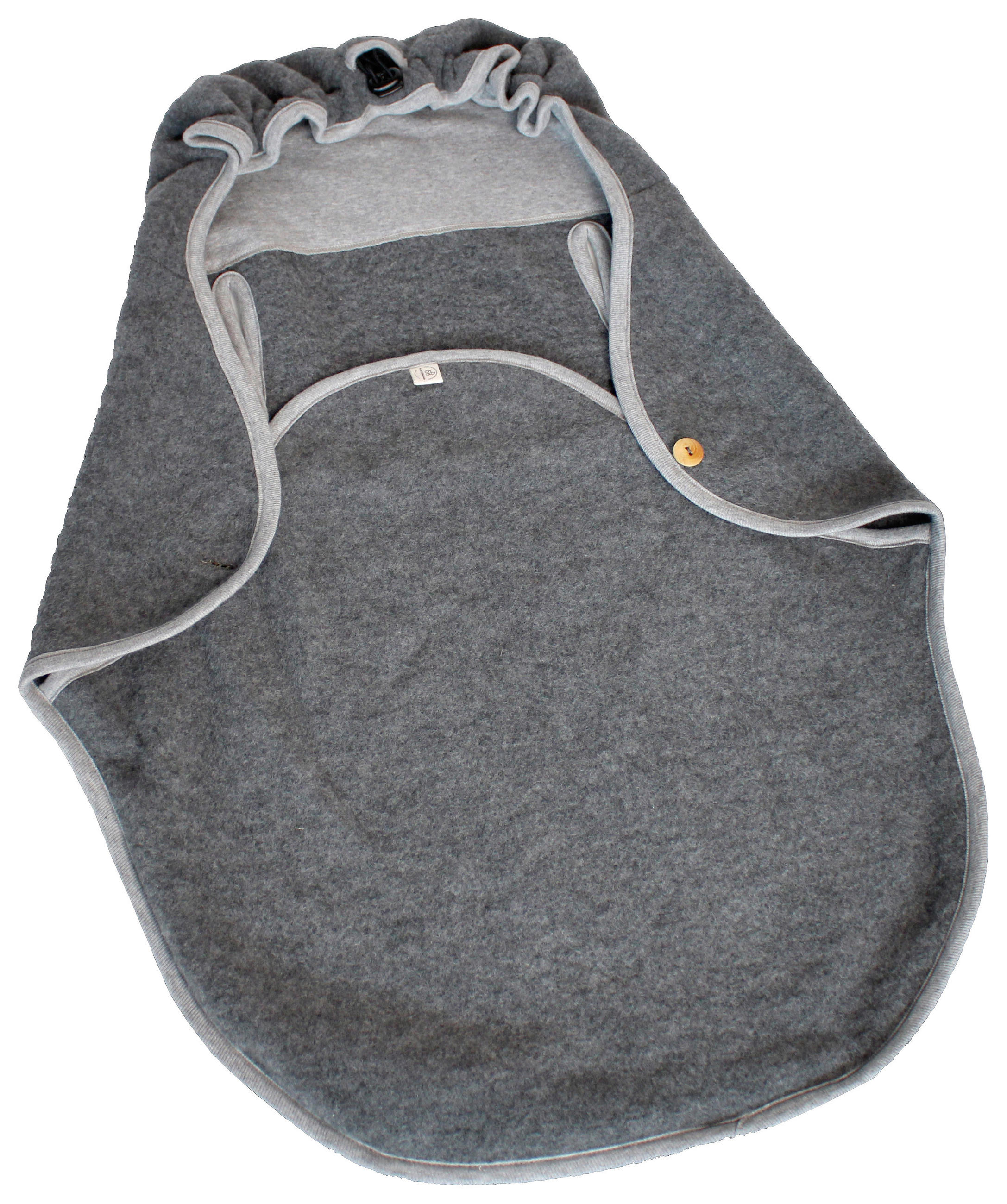 EINSCHLAGDECKE   - Anthrazit, Natur, Textil (50 cmml) - Naturkind