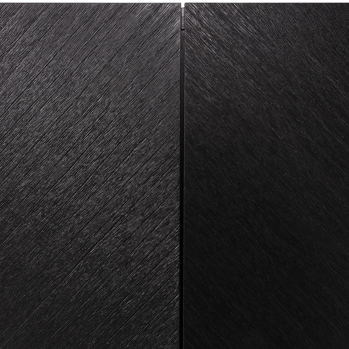 SIDEBOARD svart  180/75/40 cm  - svart, Trend, metall/trämaterial (180/75/40cm) - home24