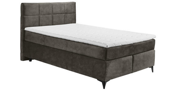 BOXSPRINGBETT 140/200 cm  in Anthrazit  - Anthrazit/Schwarz, Design, Holzwerkstoff/Kunststoff (140/200cm) - Xora