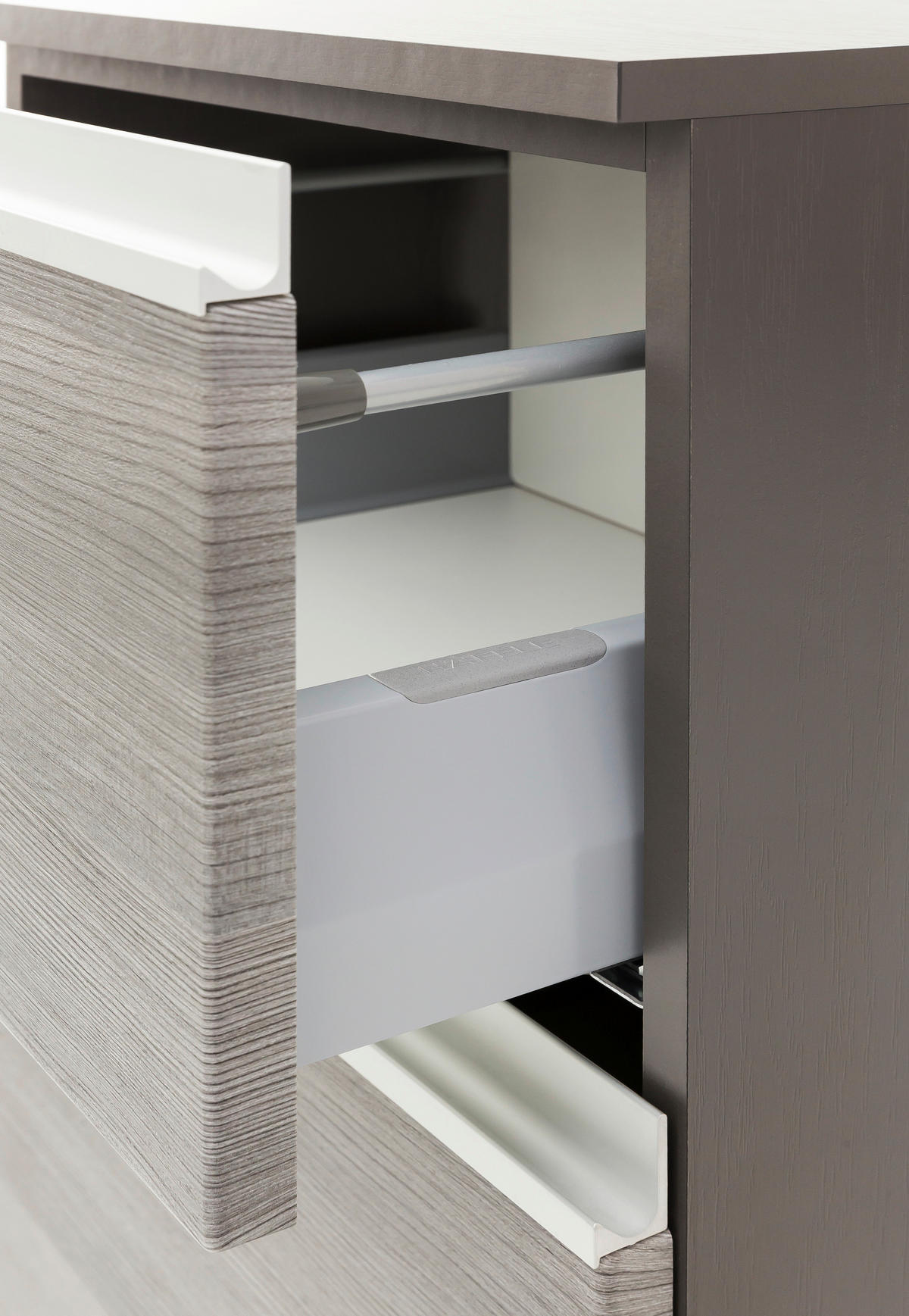 HOCHSCHRANK 40/180/35 cm  - Silberfarben/Alufarben, Basics, Holzwerkstoff/Kunststoff (40/180/35cm) - Held