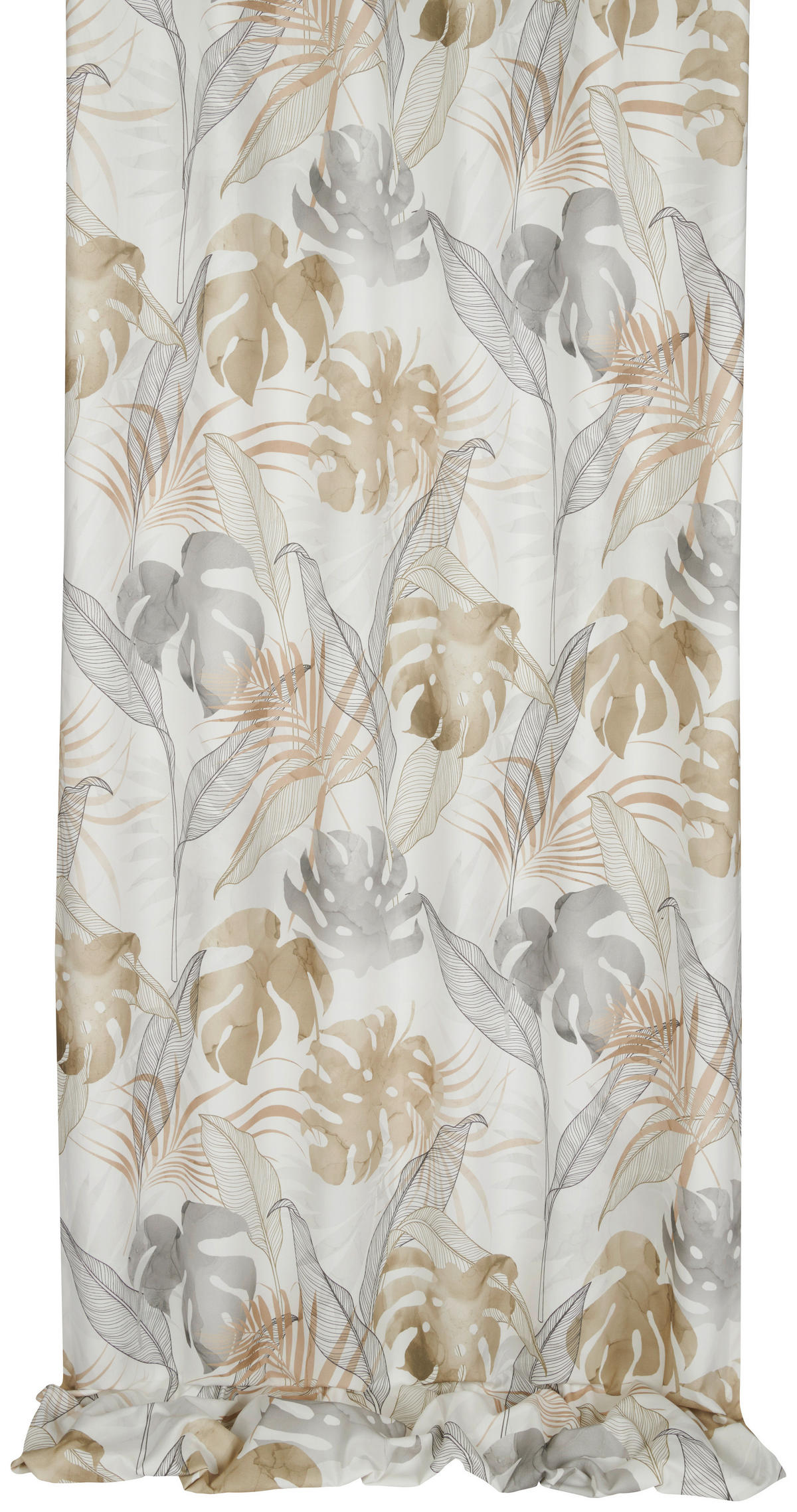 DEKOSTOFF per lfm blickdicht  - Beige/Grau, Design, Textil (140cm) - Esposa