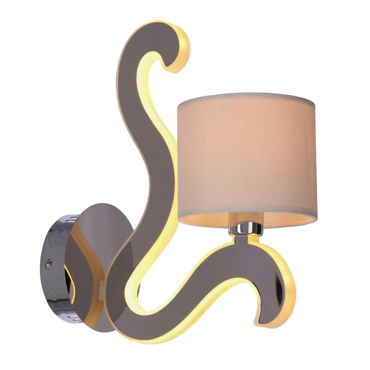 WANDLEUCHTE 26/26/30 cm   - Goldfarben/Schwarz, KONVENTIONELL, Metall (26/26/30cm)