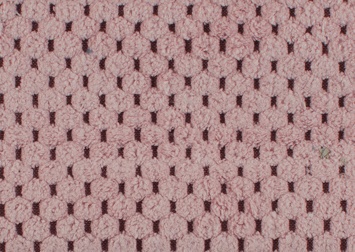ECKSOFA in Velours Altrosa  - Schwarz/Altrosa, Design, Kunststoff/Textil (236/326cm) - Xora