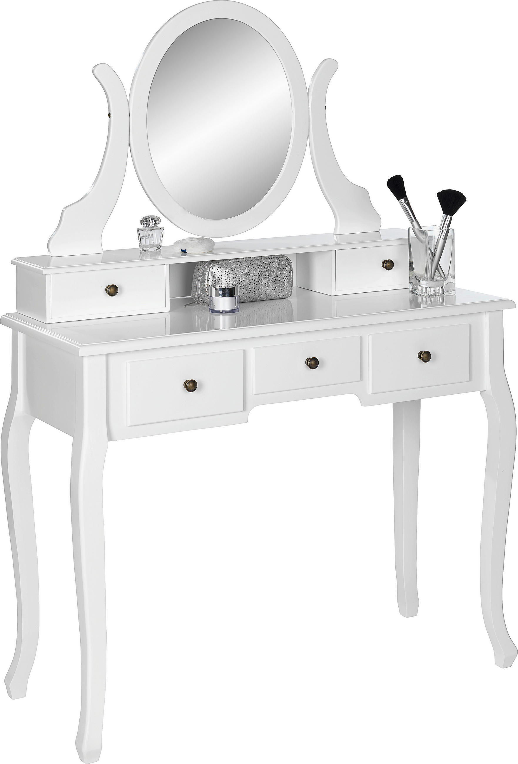 Schminktisch in Weiß Kiefer