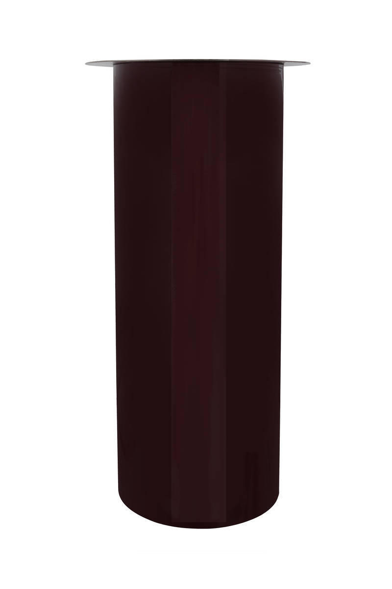 KERZENHALTER - Pflaume/Silberfarben, Trend, Metall (20/40/20cm) - Kayoom