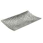 DEKOSCHALE - Nickelfarben, Design, Metall (40/22/4cm) - Ambia Home