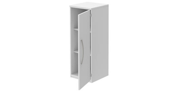 AKTENSCHRANK Weiß  - Weiß, KONVENTIONELL, Holzwerkstoff (40/111,7/43cm) - Moderano