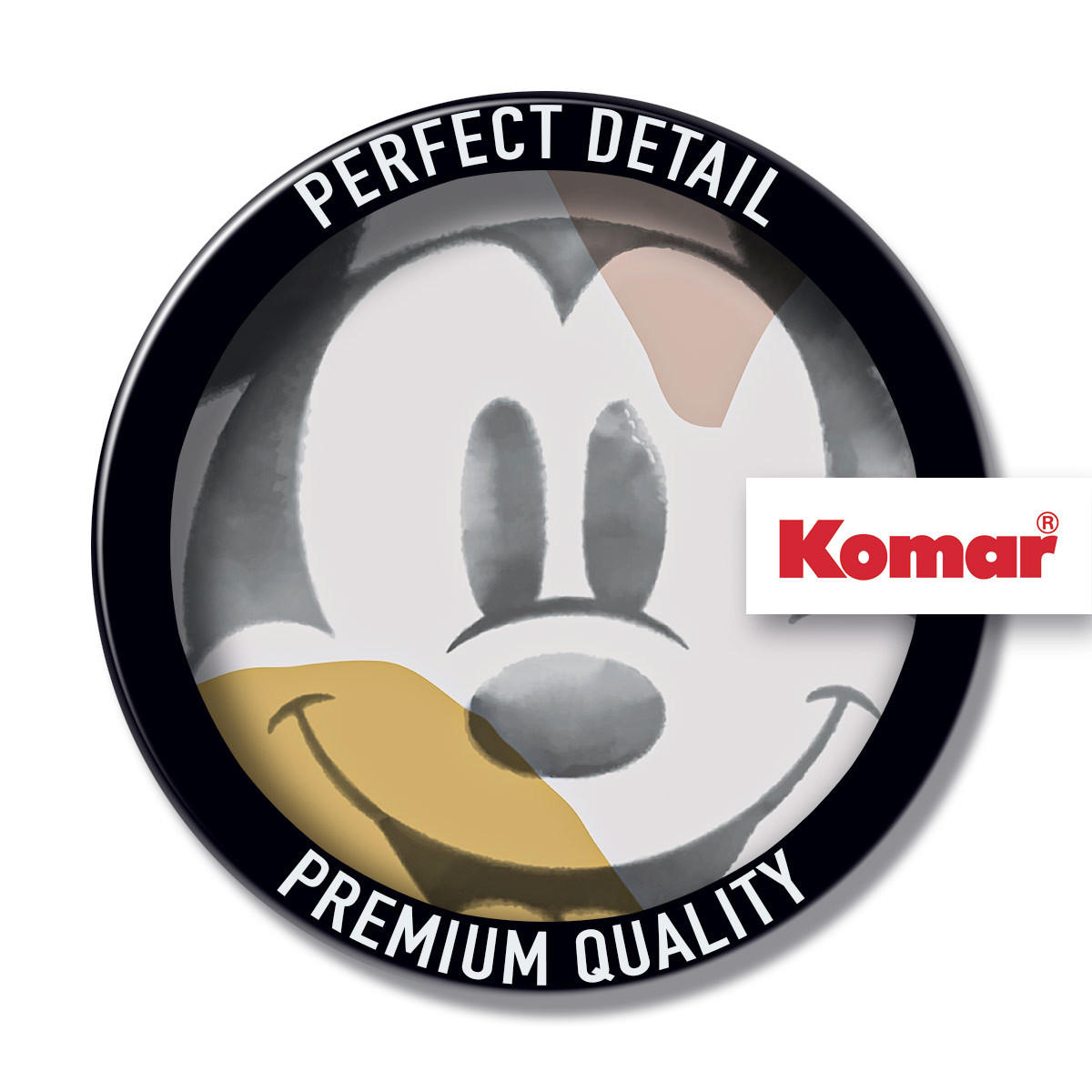 NON WOVEN-TAPET  - brun/svart, Basics (125cm) - Komar