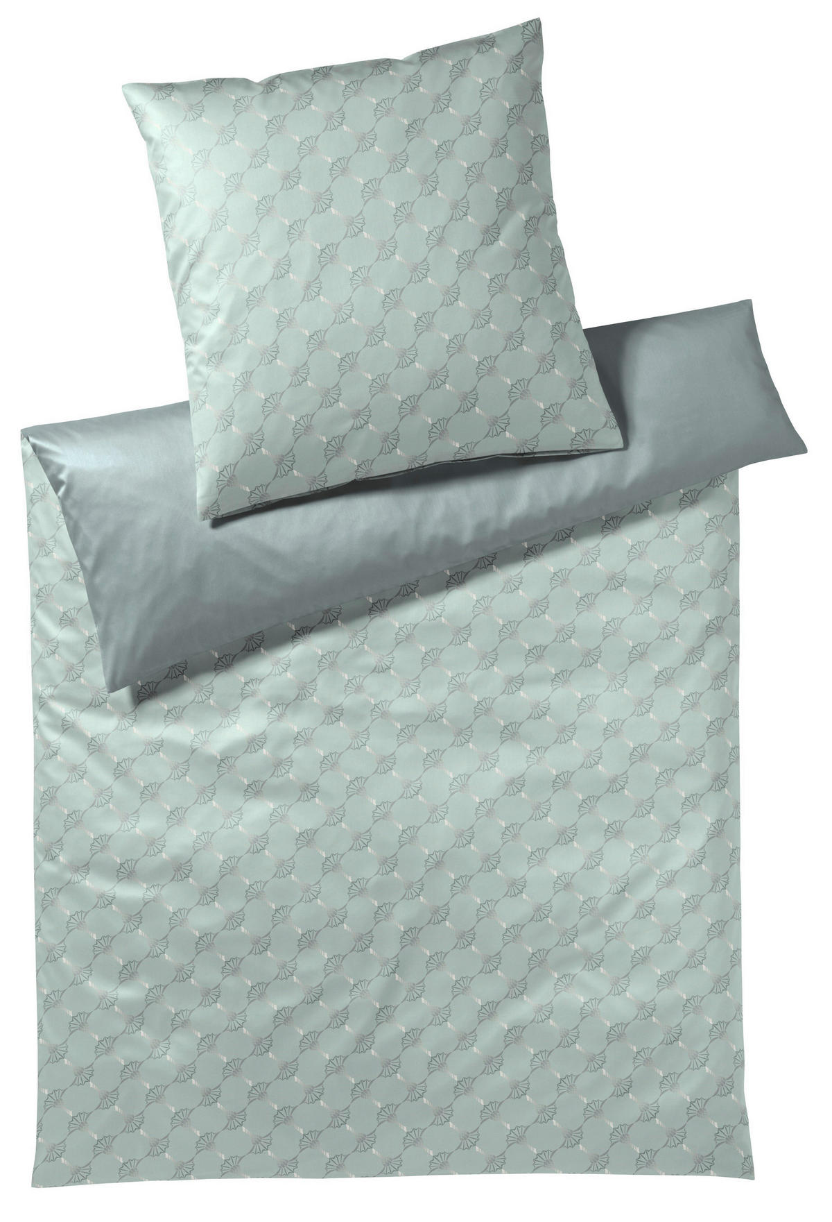 KOPFKISSENBEZUG Cornflower double 80/80 cm  - Türkis/Grün, Basics, Textil (80/80cm) - Joop!
