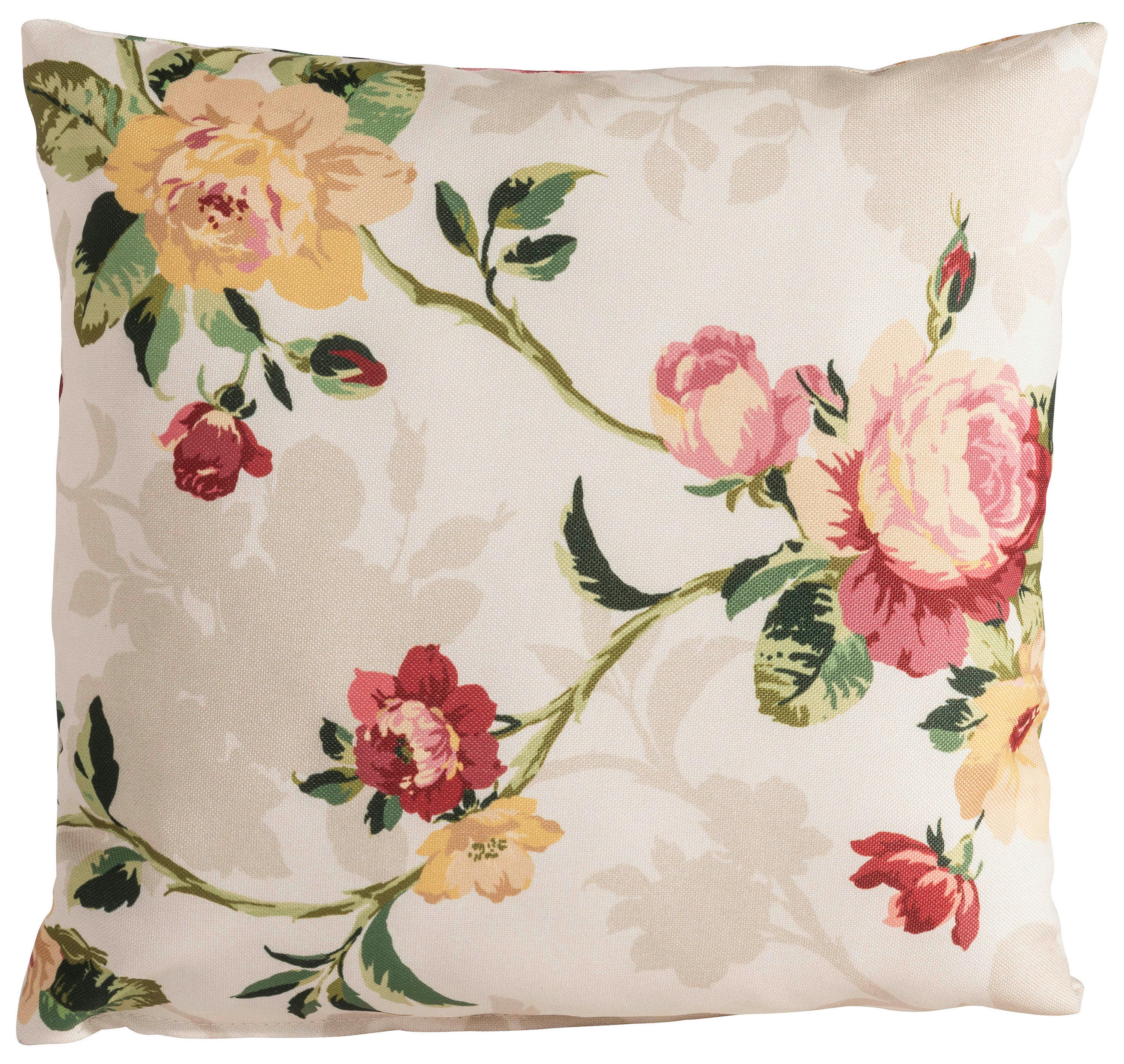 Zierkissen Corona 40x40 Cm Gelb/rot/beige