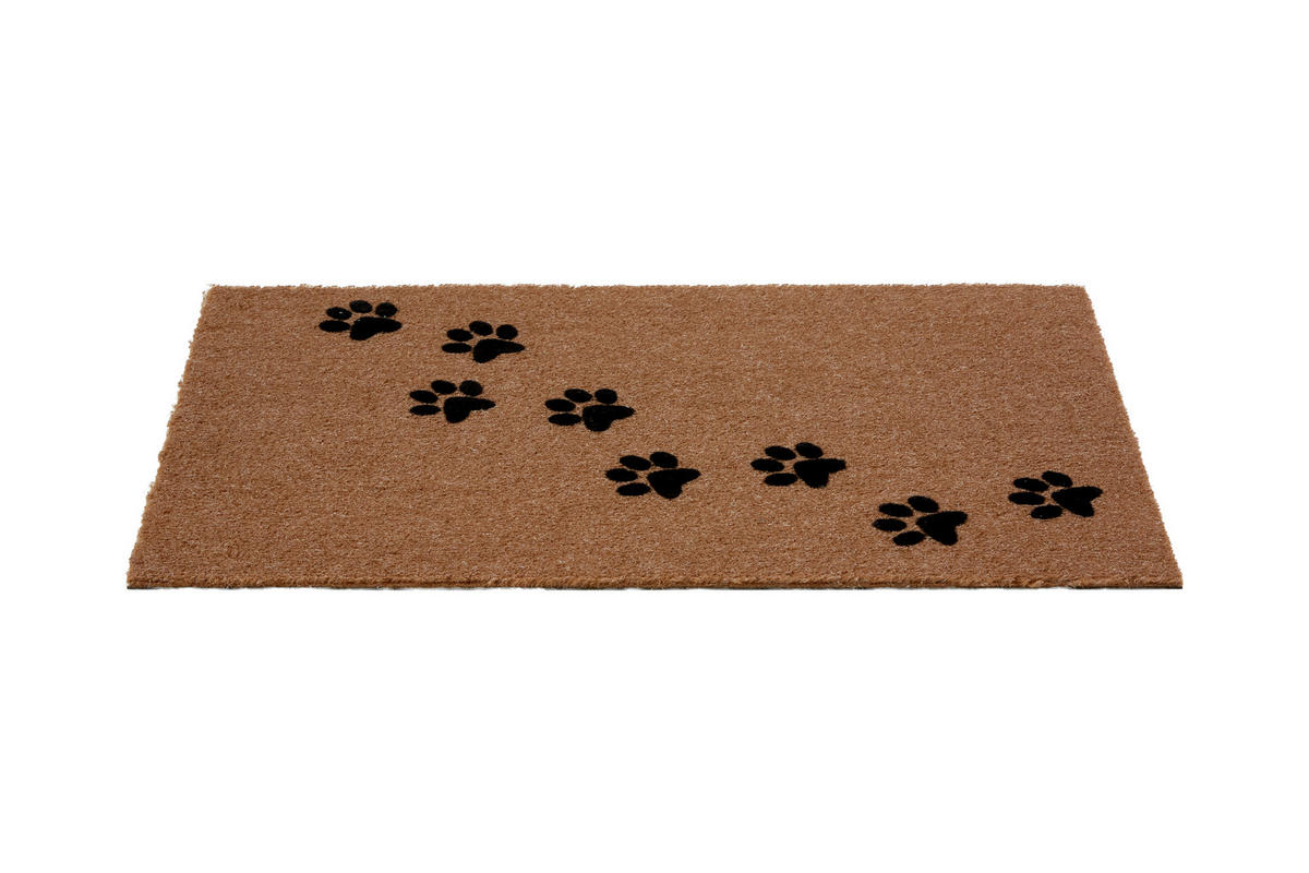 DVEŘNÍ ROHOŽKA, 45/75 cm - černá/světle hnědá, Trend, textil/plast (45/75cm)