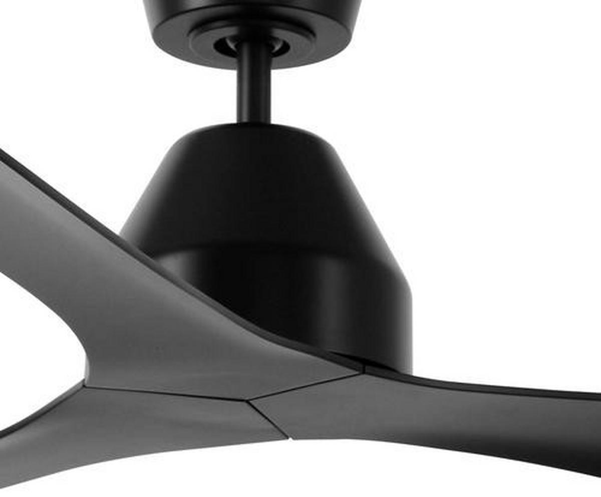 DECKENVENTILATOR  142/27 cm    - Schwarz, Basics, Kunststoff (142/27cm)