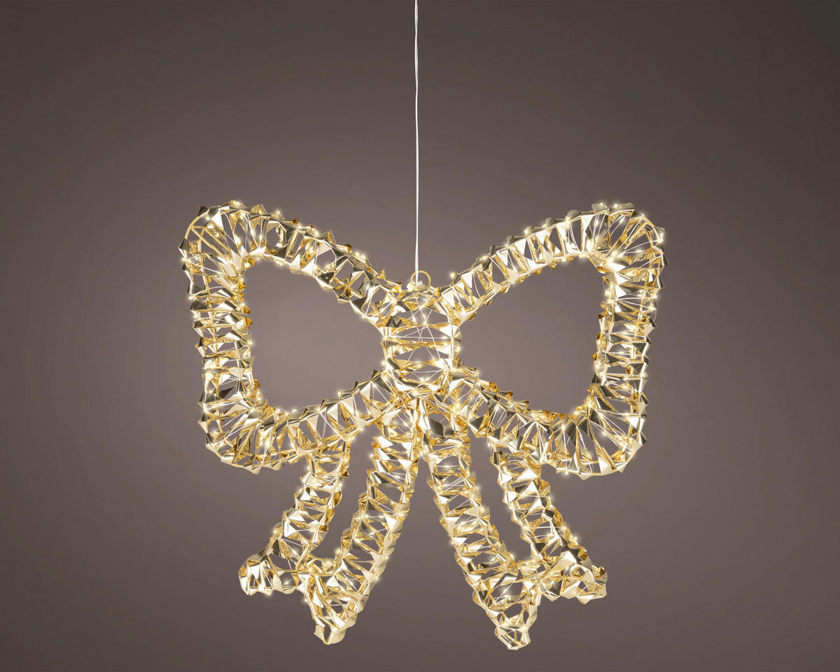 Lampă Led Decorativă - argintiu, Lifestyle, plastic/metal (38/4,5/34cm) - X-Mas