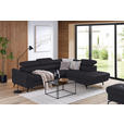 ECKSOFA in Echtleder Dunkelbraun  270/220 cm  - Dunkelbraun/Schwarz, Design, Leder/Metall (270/220cm) - Novel