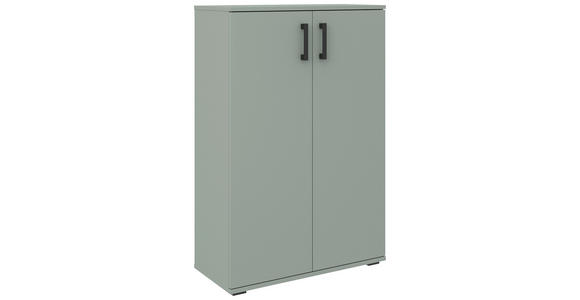 SCHUHSCHRANK 70/106/33,4 cm - Schwarz/Grün, KONVENTIONELL, Holzwerkstoff/Kunststoff (70/106/33,4cm) - Xora