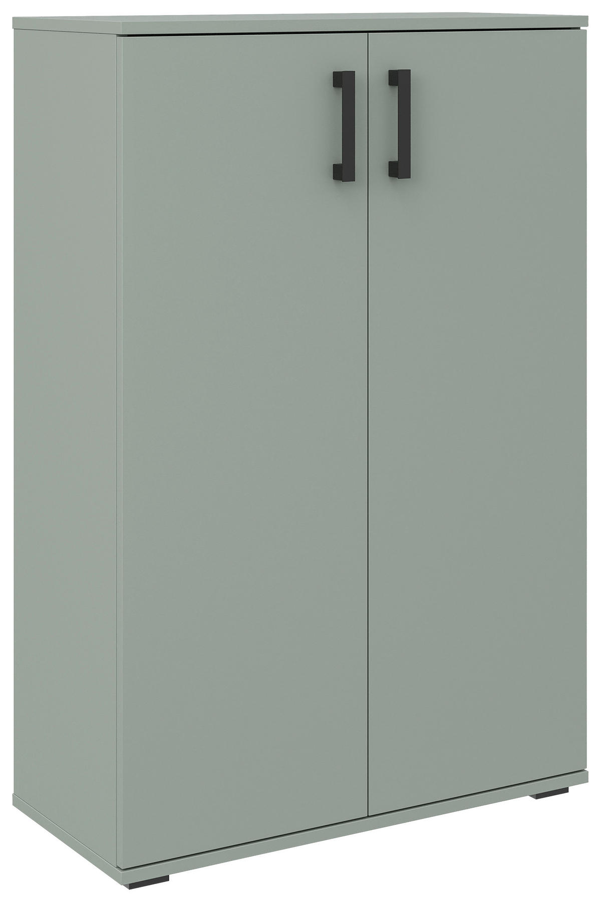 SCHUHSCHRANK Grün  - Schwarz/Grün, KONVENTIONELL, Holzwerkstoff/Kunststoff (70/106/33,4cm) - Xora