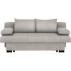 SCHLAFSOFA Helen in Hellgrau  - Wengefarben/Hellgrau, KONVENTIONELL, Holz/Textil (200/80/104cm) - Novel