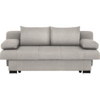 SCHLAFSOFA Helen in Hellgrau  - Wengefarben/Hellgrau, KONVENTIONELL, Holz/Textil (200/80/104cm) - Novel