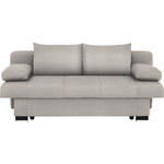 SCHLAFSOFA Helen in Hellgrau  - Wengefarben/Hellgrau, KONVENTIONELL, Holz/Textil (200/80/104cm) - Novel