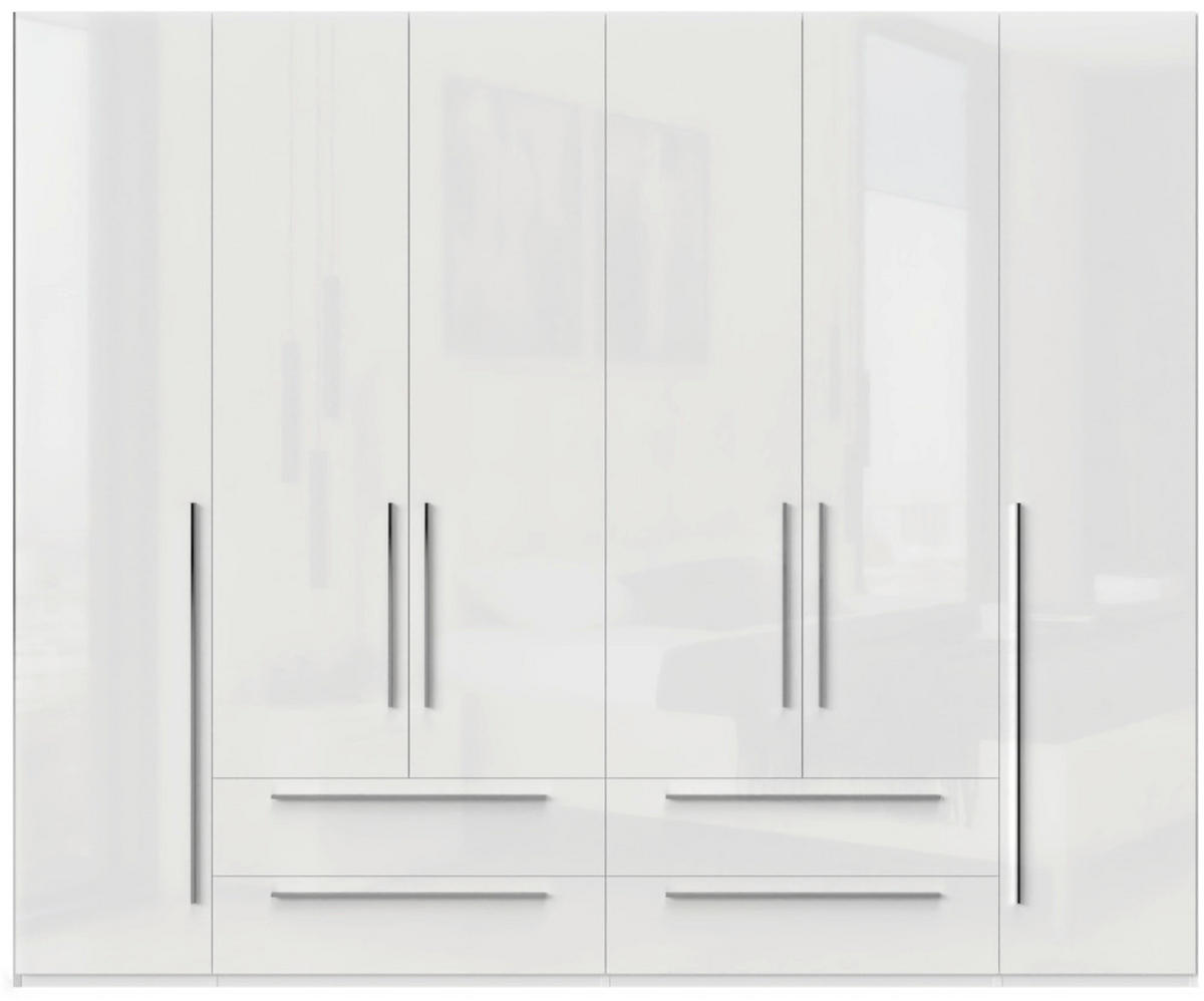 ORMAR SA KLASIČNIM VRATIMA bela, bela visoki sjaj  272/224/56 cm  - bela visoki sjaj/bela, Dizajnerski, pločasti materijal/plastika (272/224/56cm)