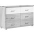 KOMMODE 130/82/42 cm - Eichefarben/Silberfarben, Design, Holzwerkstoff/Kunststoff (130/82/42cm) - Carryhome KOMMODE 130/82/42 cm - Eichefarben/Silberfarben, Design, Holzwerkstoff/Kunststoff (130/82/42cm) - Carryhome