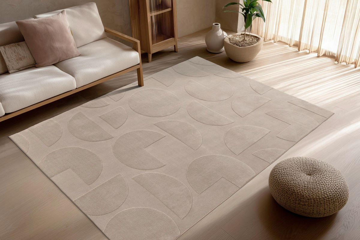 FLACHWEBETEPPICH 200/290 cm Taupe rechteckig  - Taupe, Basics, Textil (200/290cm) - Kayoom