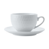 ŠÁLEK A PODŠÁLEK NA ESPRESSO porcelán - bílá, Basics, keramika (90ml) - Maxwell & Williams