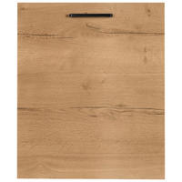 GESCHIRRSPÜLERFRONT 45/72/1,9 cm  in Eichefarben  - Eichefarben/Schwarz, MODERN, Holzwerkstoff/Metall (45/72/1,9cm) - Nobilia