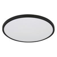 LED-DECKENLEUCHTE NIELSEN 30/3,5 cm   - Schwarz/Weiß, KONVENTIONELL, Kunststoff (30/3,5cm) - Globo