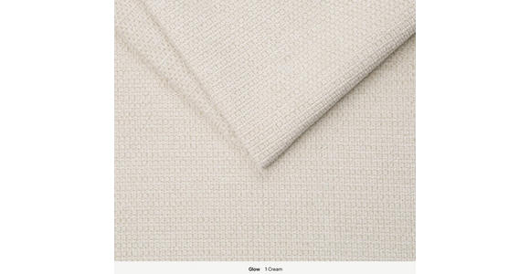 BOXSPRINGBETT 140/200 cm,  in Creme, gepolstertes Kopfteil, Bettkasten, Topper, Matratzen, H2 + H3 = mittel + fest  - Creme/Schwarz, KONVENTIONELL, Kunststoff/Textil (140/200cm) - Esposa