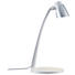 LED-SCHREIBTISCHLEUCHTE - Silberfarben/Weiß, Design, Kunststoff (40//cm) - Boxxx LED-SCHREIBTISCHLEUCHTE - Silberfarben/Weiß, Design, Kunststoff (40//cm) - Boxxx