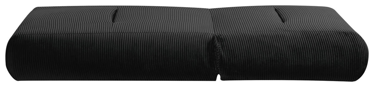 SCHLAFSESSEL in Cord Schwarz  - Schwarz, Design, Textil (81/88/160cm) - Livetastic