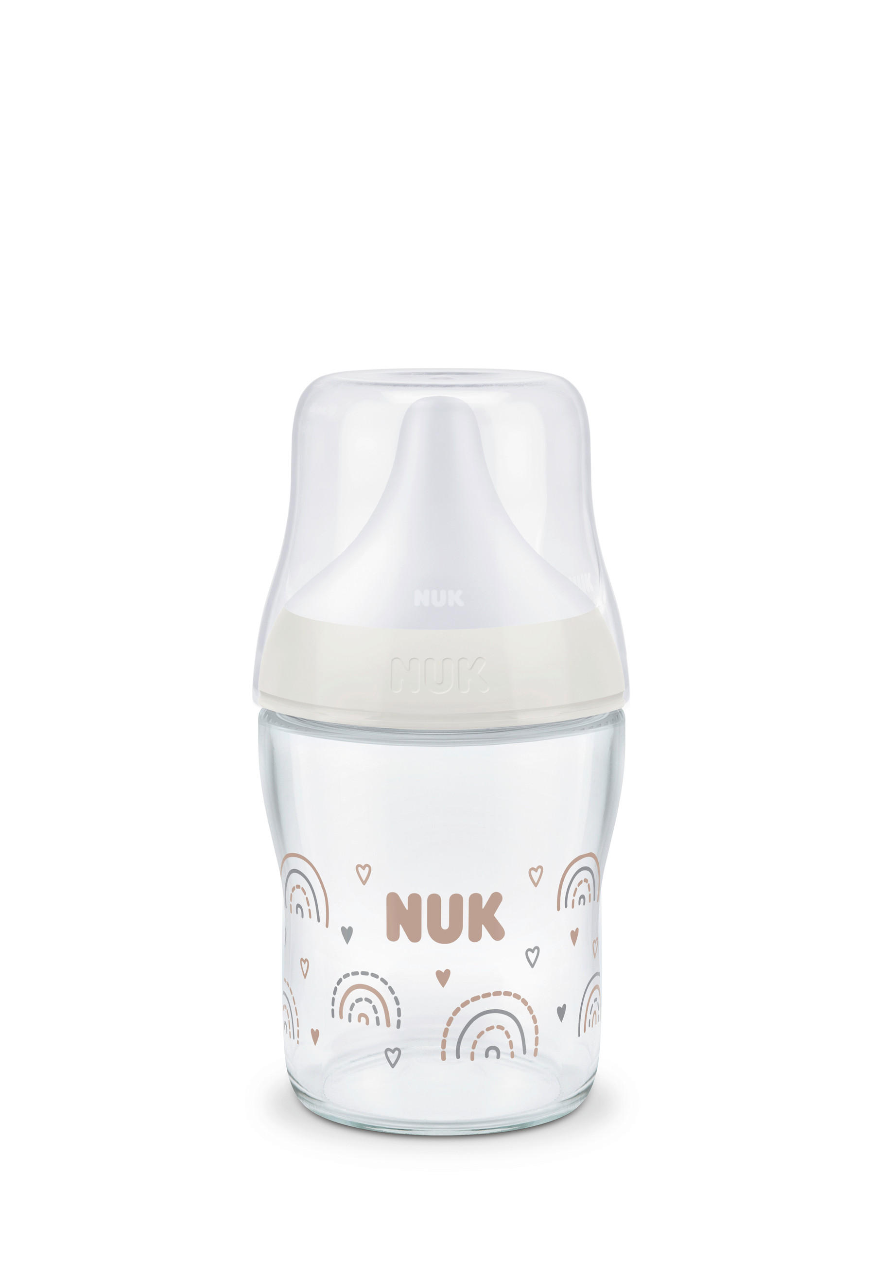 BABYFLASCHE Perfect Match 120 ml  - Weiß, Basics, Glas (120ml) - NUK