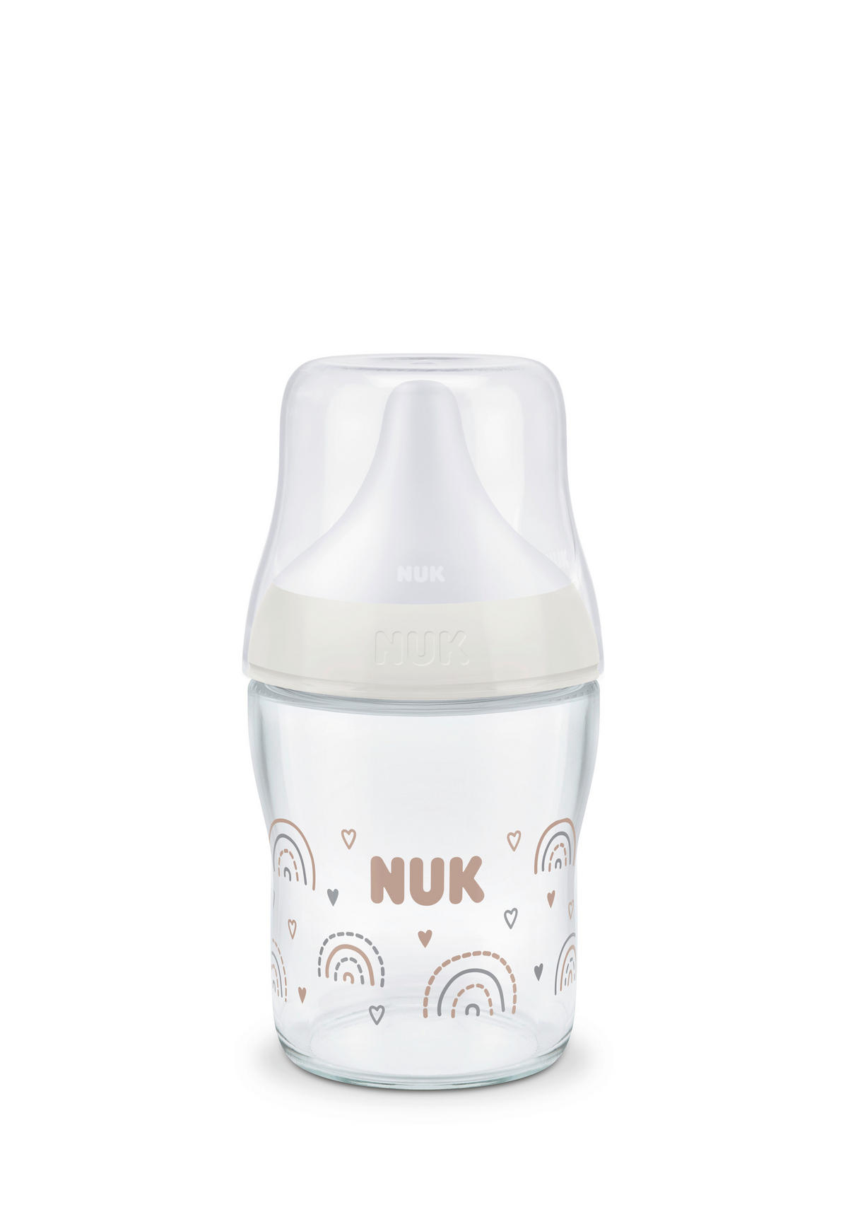 BABYFLASCHE Perfect Match 120 ml  - Weiß, Basics, Glas (120ml) - NUK