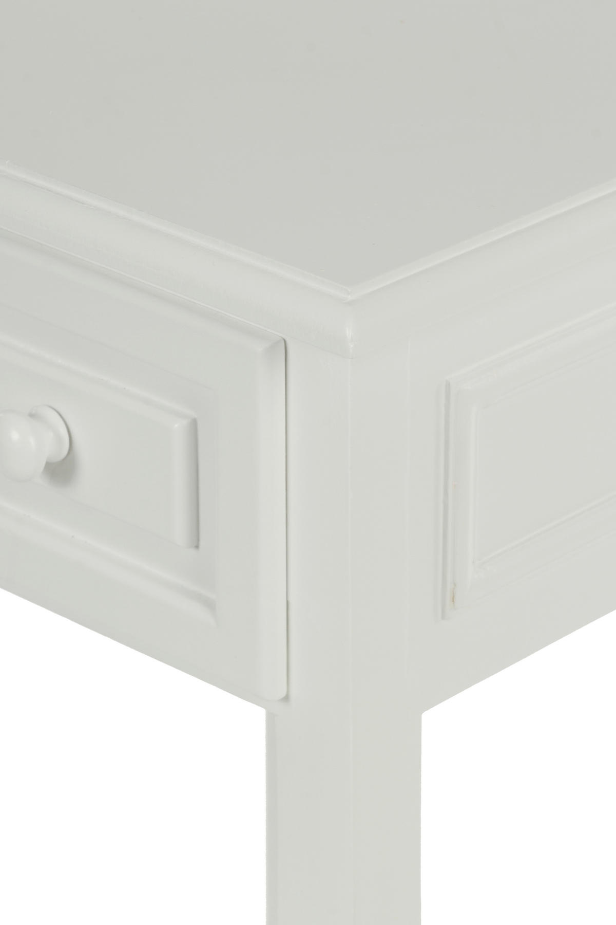 BEISTELLTISCH 25/25/67 cm Paulownia Weiß quadratisch  - Weiß, LIFESTYLE, Holz (25/25/67cm)