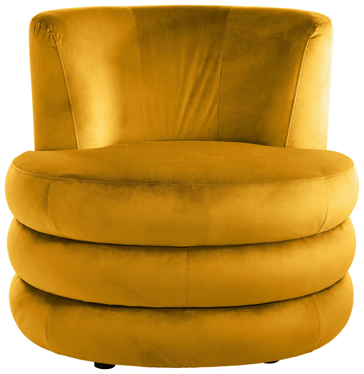 DESIGNSESSEL in Flachgewebe Goldfarben  - Edelstahlfarben/Goldfarben, Trend, Textil/Metall (90/82/85cm) - Livetastic