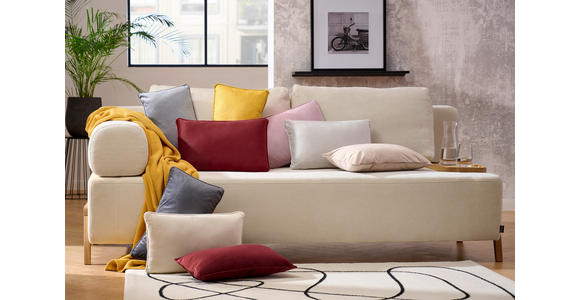 DECKE EMMA 140/190 cm - Gelb, Basics, Textil (140/190cm) - Novel