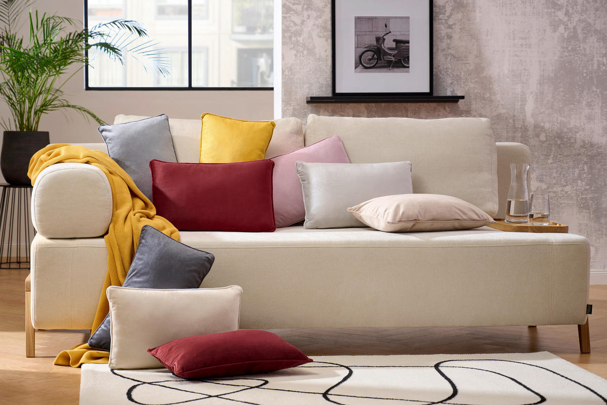 PĂTURĂ 220/240 cm  - galben, Basics, textil (220/240cm) - Novel