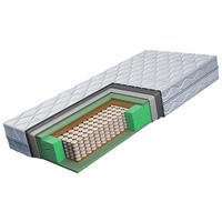 TASCHENFEDERKERNMATRATZE 120/200 cm, Höhe ca.: 25 cm, H3 = fest,  - Basics, Textil (120/200cm) - Boxxx