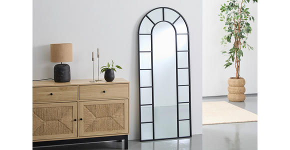 WANDSPIEGEL 70/170/2,5 cm    in Freiform  - Schwarz, LIFESTYLE, Glas/Holzwerkstoff (70/170/2,5cm) - Landscape
