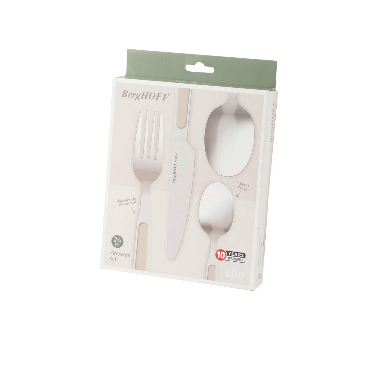 BESTECKSET LEO  24-teilig  - Beige, Basics, Metall (18.5/4/26cm) - BergHOFF