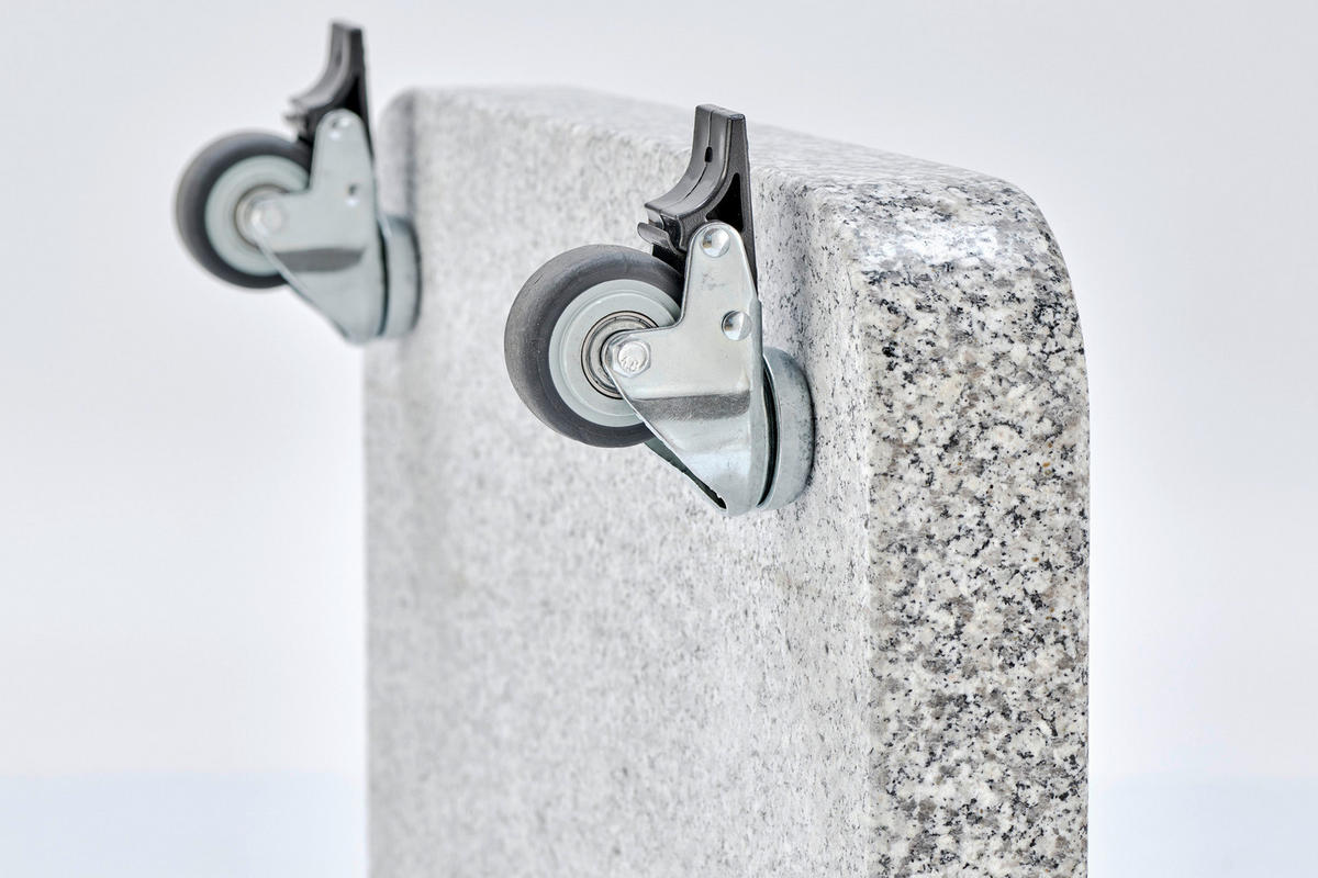 MÖBELROLLEN - Silberfarben, Basics, Metall (5/7cm) - Glatz