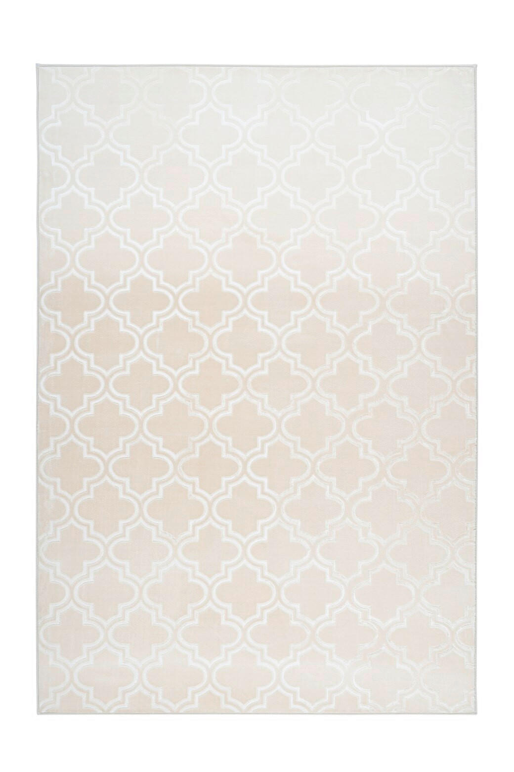 KOBEREC TKANÝ NA PLOCHO, 120/170 cm, krémová - krémová, Konvenční, textil/plast (120/170cm)