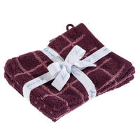 WASCHHANDSCHUHSET Violett, Mauve  - Violett/Mauve, Natur, Textil (16/21cm) - Bio:Vio