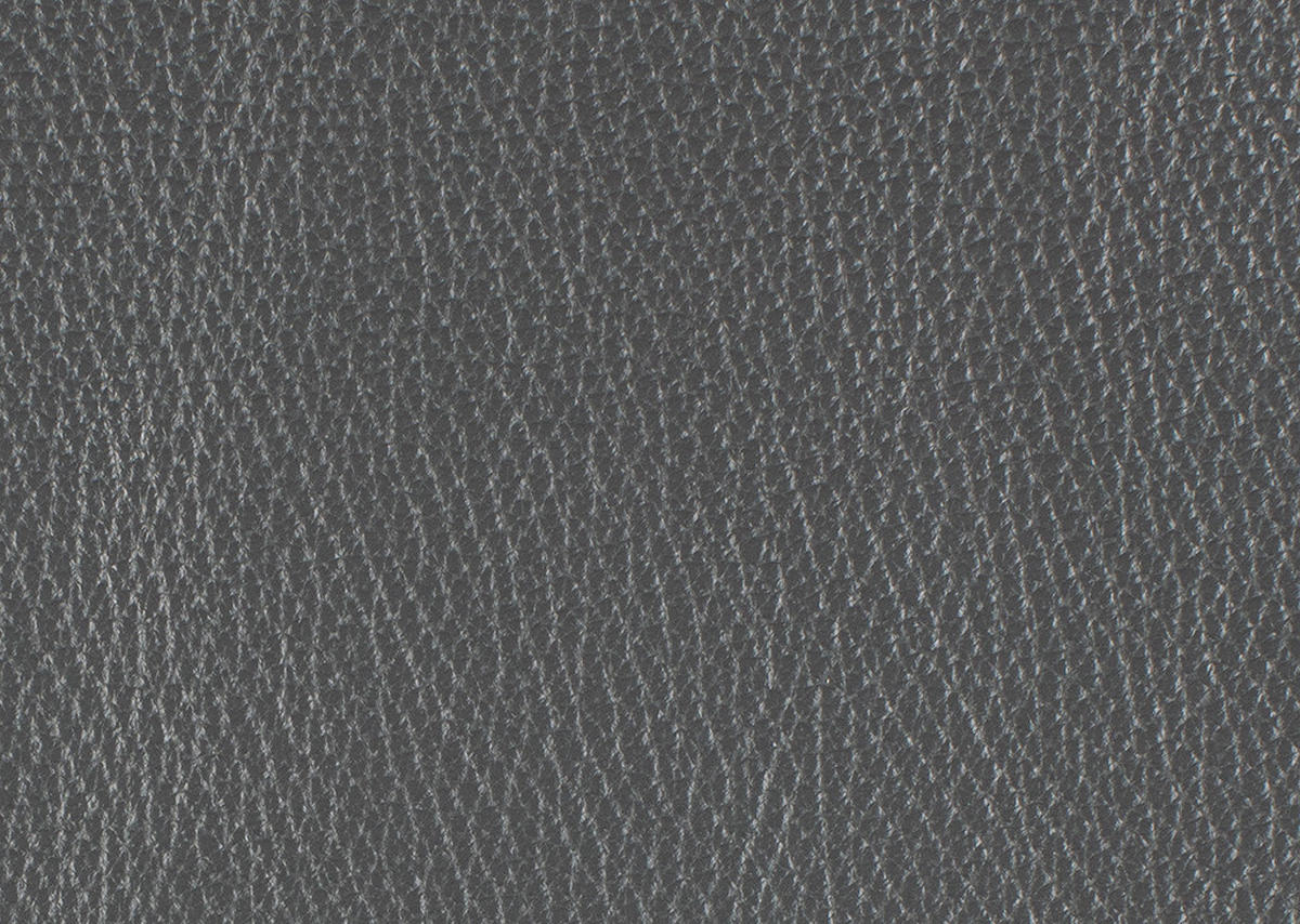 ECKSOFA in Echtleder Anthrazit  - Anthrazit/Schwarz, Design, Leder/Metall (281/225cm) - Celina Home