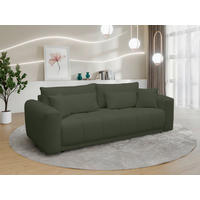 SCHLAFSOFA in Grün  - Schwarz/Grün, Design, Holz/Textil (245/90/117cm) - MID.YOU
