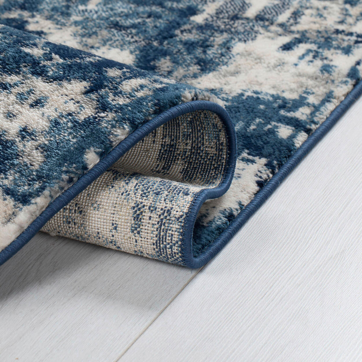 WEBTEPPICH 200/290 cm Wonderlust Dunkelblau  - Dunkelblau, KONVENTIONELL, Textil (200/290cm) - Xora