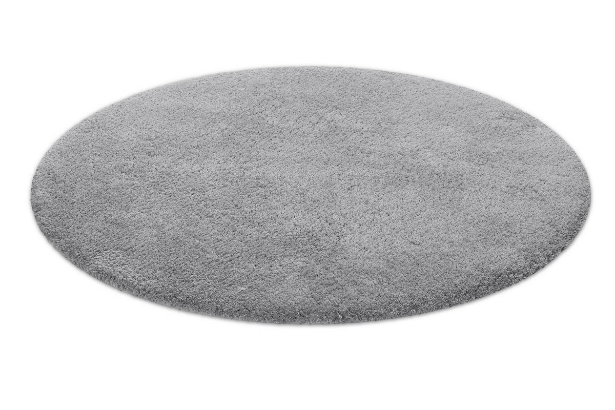 BADTEPPICH Grau 90 cm  - Grau, Basics, Kunststoff/Textil (90cm) - WECON HOME BASIC