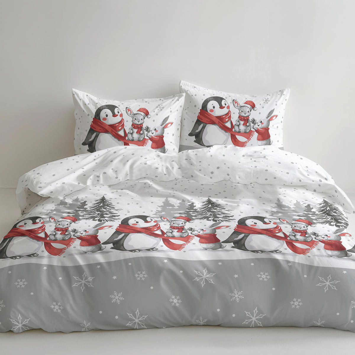 BETTWÄSCHE Flanell 200/200 cm  - Silberfarben, Basics, Textil (200/200cm) - Florella